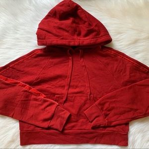 F21 red hoodie